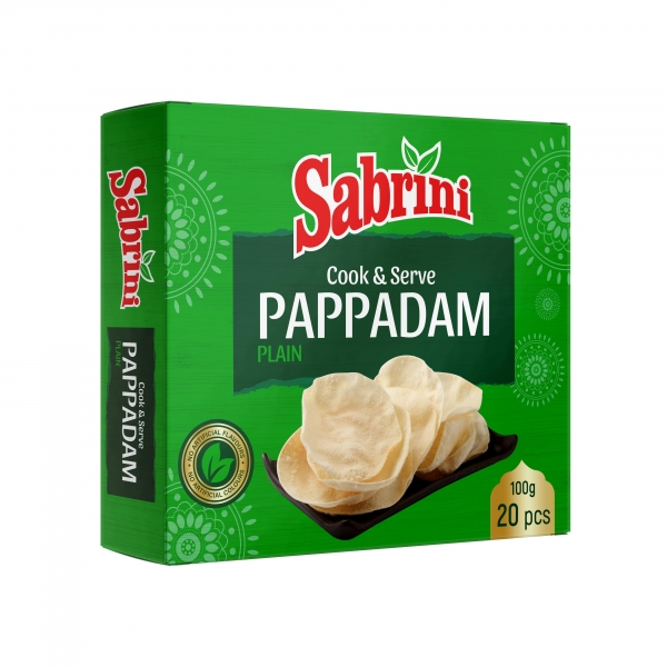 Sabrini Pappadums 100g