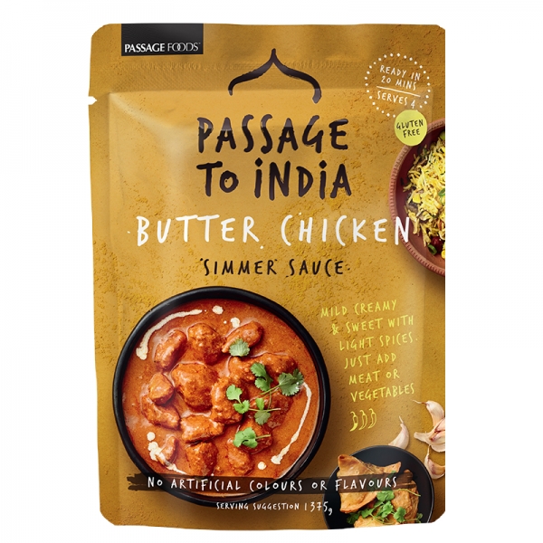 Passage to India Butter Chicken Simmer Sauce 375g