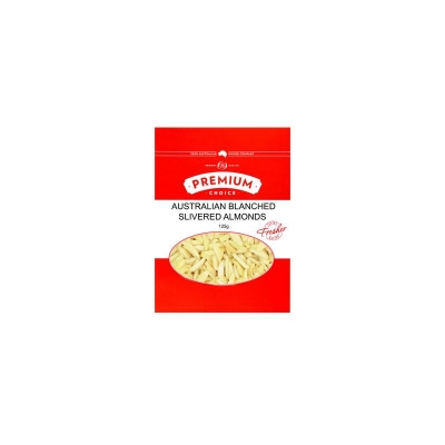 Premium Choice Almonds Slivered 125g