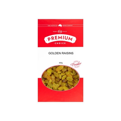 Premium Choice Golden Raisins 500g