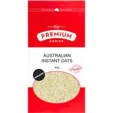 Premium Choice Organic Instant Oats 500g