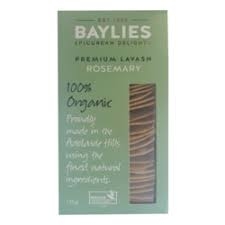 Baylies Organic Rosemary Lavash 135g
