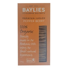 Baylies Organic Pepper Berry Lavash 135g
