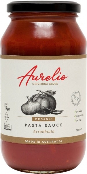Aurelio Organic Arrabiatta Pasta Sauce 500g