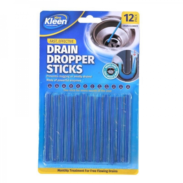 Drain Dropper Sticks 12 Pack