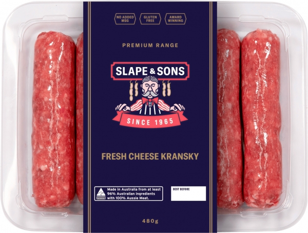 Slapes Cheese Kransky 480g
