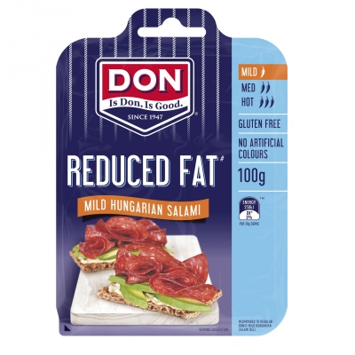 Don Salami Mild Reduced Fat Sliced 100g