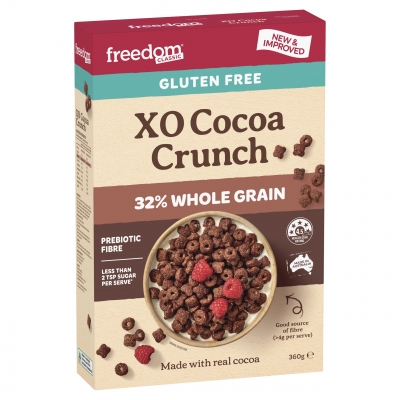 Freedom Foods Gluten Free Cereal XO Cocoa Crunch 360g