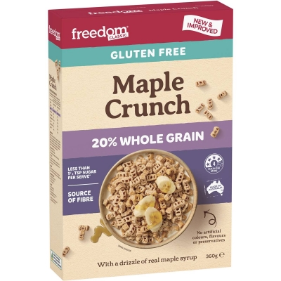 Freedom Gluten Free Cereal Maple Crunch 360g