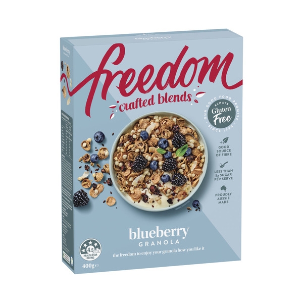 Freedom Crafted Blends Granola Blueberry 400g