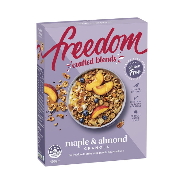 Freedom Crafted Blends Granola Maple Almond 400g