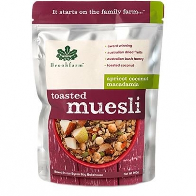 Brookfarm Toasted Muesli Apricot Coconut Macadamia 1.3kg