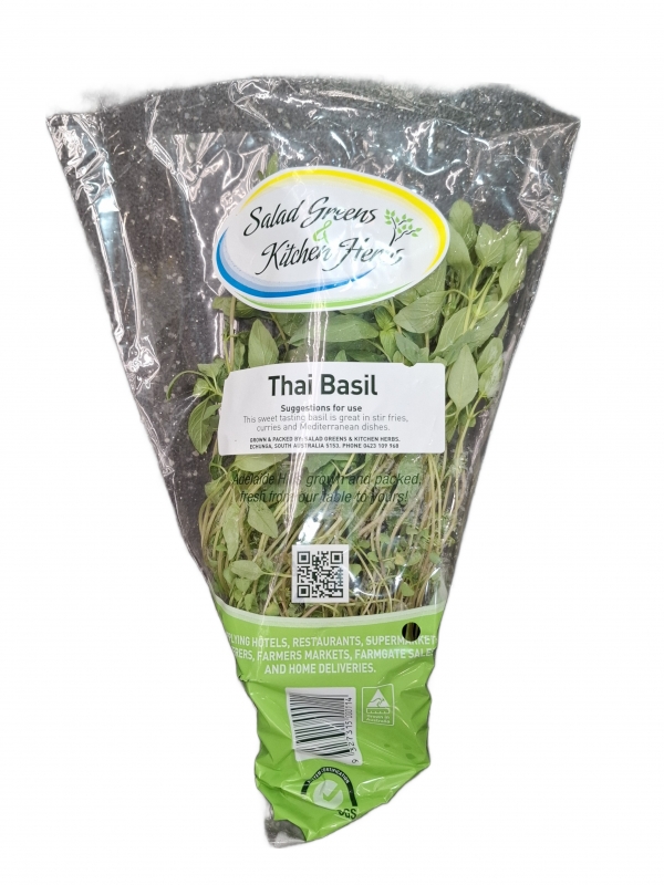 Salad Greens Potted Thai Basil Each