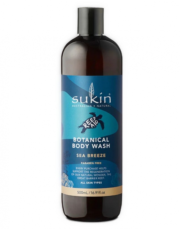 Sukin Body Wash Botanical Sea Breeze 500ml