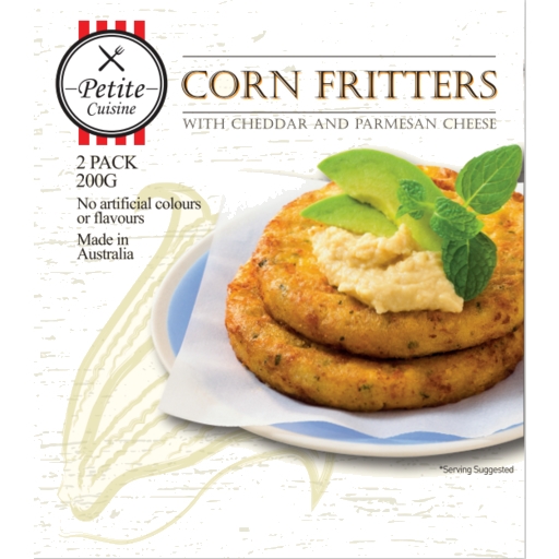 Petite Cuisine Corn Fritter 2 Pack 200g