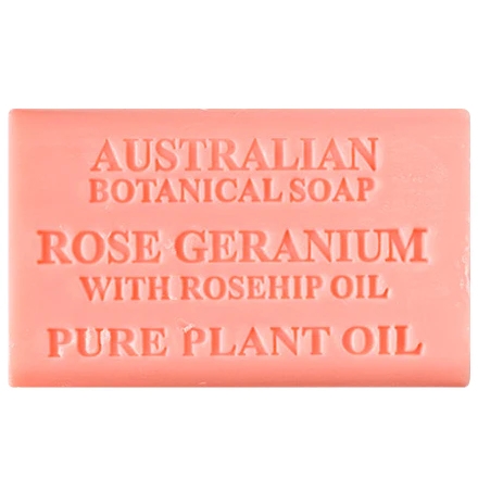 Australian Botanical Soap Rose Geranium 200g