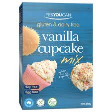 Yes You Can Gluten Free Vanilla Cupake Mix 470g