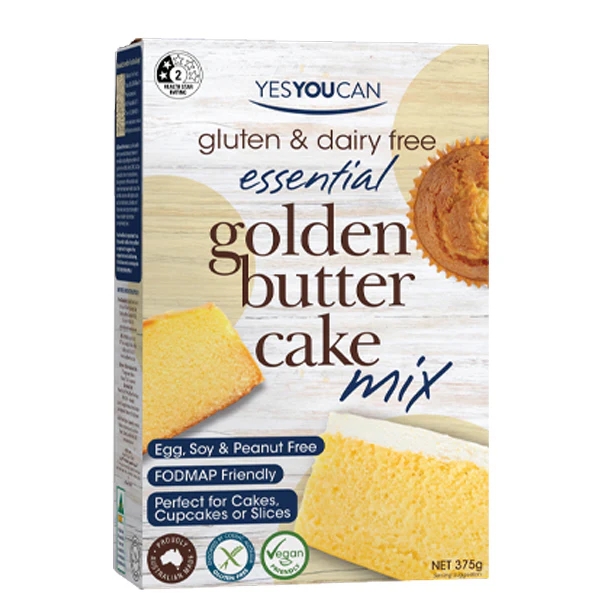 Yes You Can Golden Butter Cake Mix Gluten Free 375g