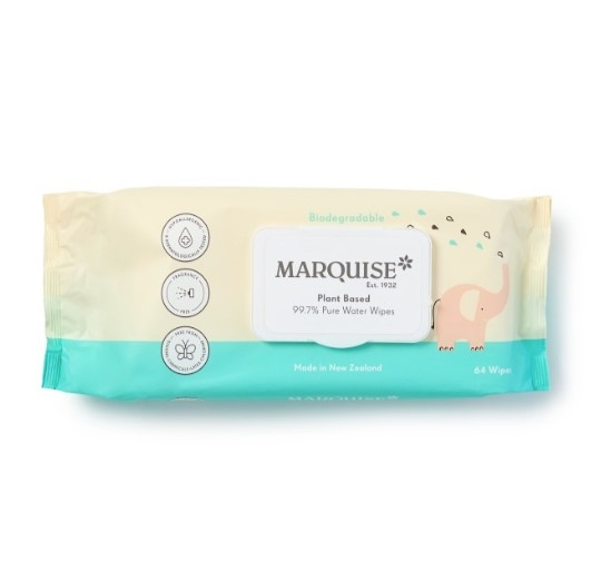 Marquise Eco Plant Based Water Wipes 64 Pack