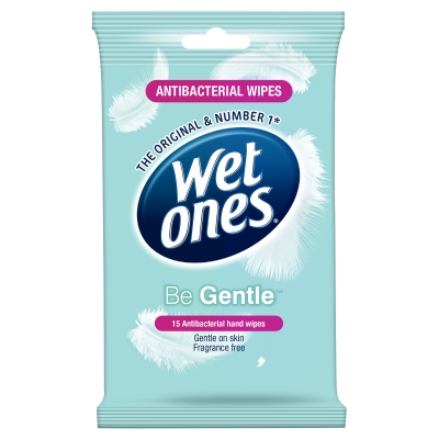 Wet Ones Wipes Be Gentle Travel Pack 15 Pack
