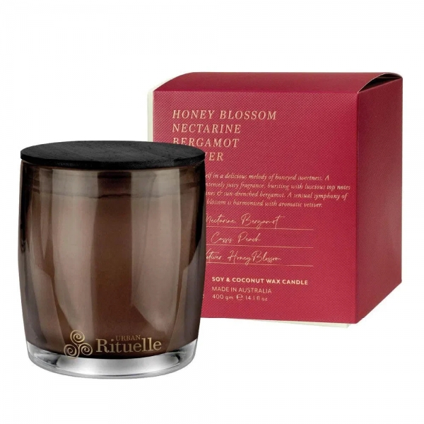 Apotheca Candle Honey Blossom, Nectarine, Bergamot 400g