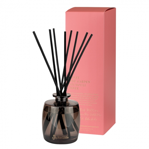 Apotheca Diffuser Set Velvet Rose Garden, Patchouli & Amberwood 220ml