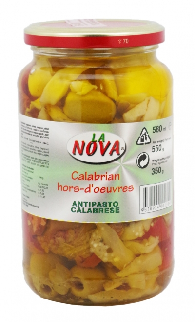 La Nova Antipasta Calabrese 580g