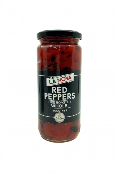 La Nova Fire Roasted Red Peppers 465g