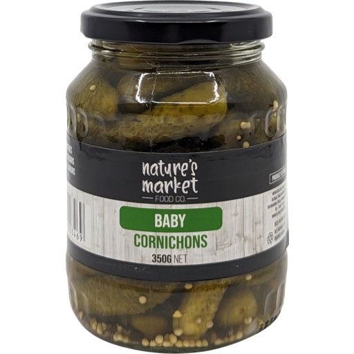 Nature's Market Baby Cornichons 350g