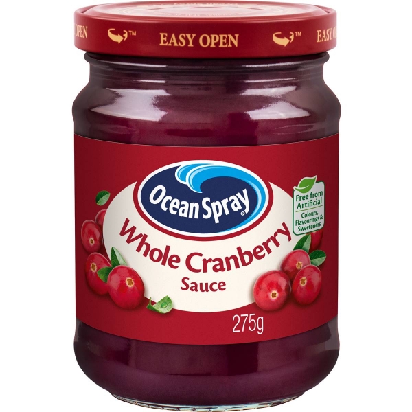 Ocean Spray Sauce Cranberry Whole Berry 275g
