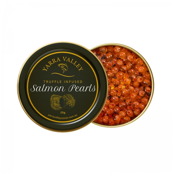Yarra Valley Truffle Infused Salmon Pearls 25g