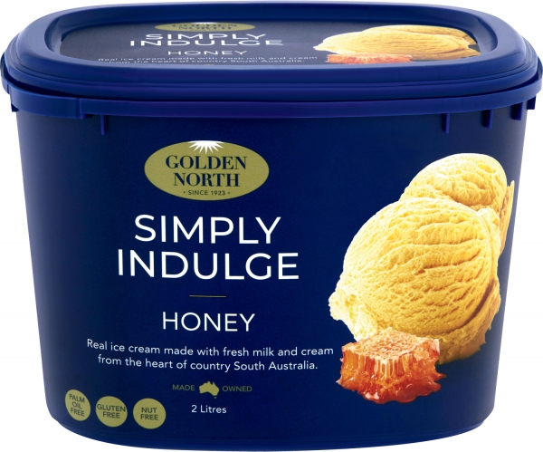 Golden North Ice Cream Honey 2lt