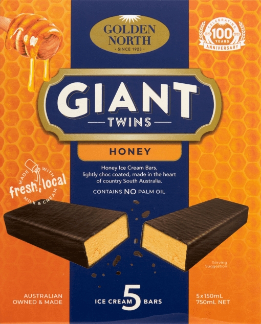 Golden North Giant Twins Honey 5 Pack