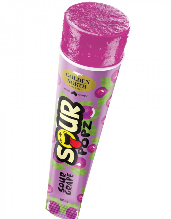 Golden North Sour Popz Grape 110ml