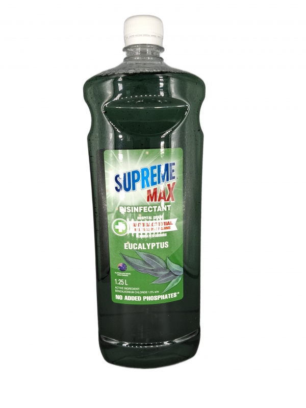 Supreme Hospital Grade Disinfectant Eucalyptus 1.25lt