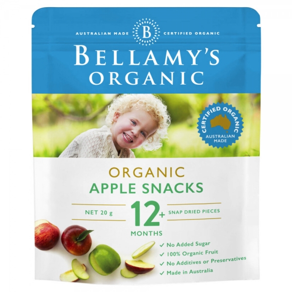 Bellamy's Organic Apple Snacks 12+ Months 20g