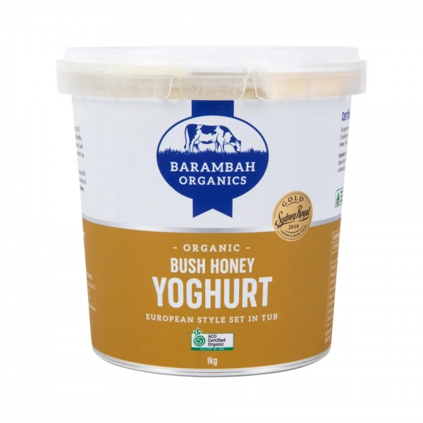Barambah Organics Bush Honey Yoghurt 1kg