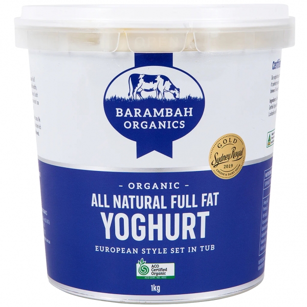 Barambah Organics All Natural Yoghurt 1kg