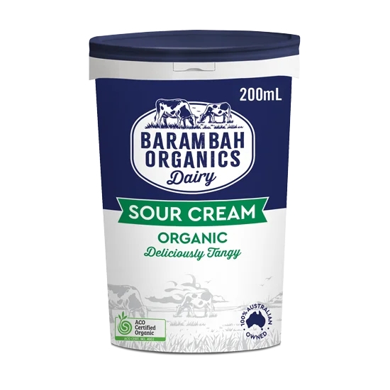 Barambah Organics Sour Cream 200g