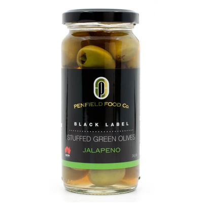Penfield Jalapeno Stuffed Green Olives 240g