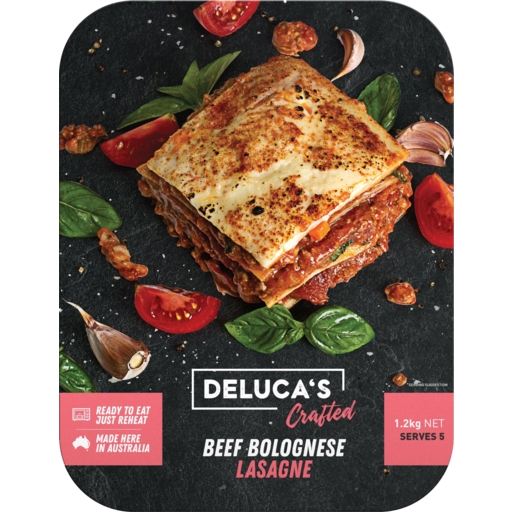 Deluca's Lasagna Beef Bolognese 1.2kg