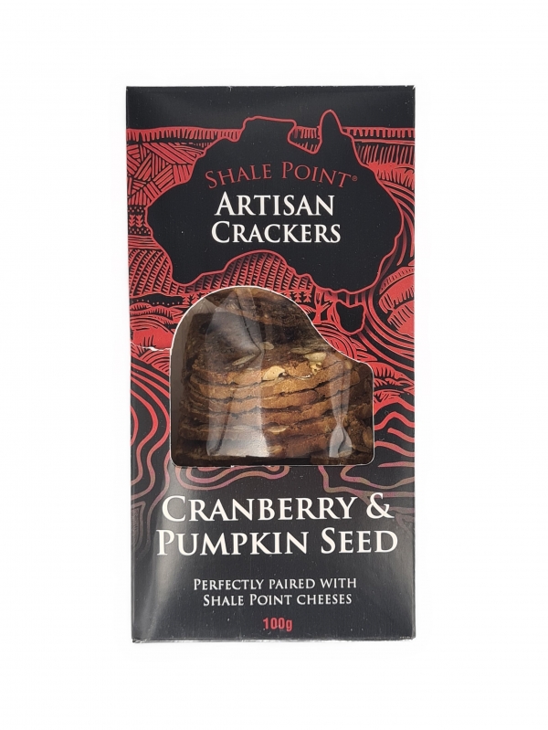 Shale Point Artisan Crackers Cranberry & Pumpkin Seed 100g
