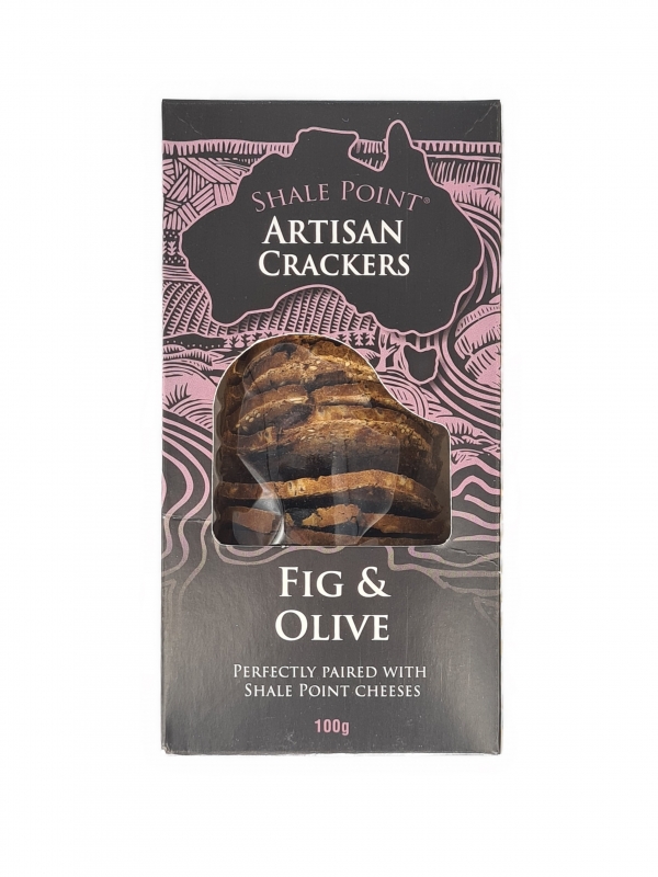 Shale Point Artisan Crackers Fig & Olive 100g