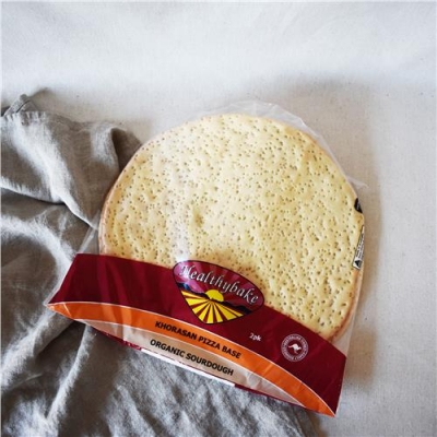 Healthy Bake Organic Sourdough Khorasan Pizza Bases 2 Pack 400g