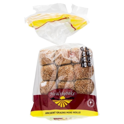 Healthybake Mini Rolls Ancient Grain Sourdough 12 Pack