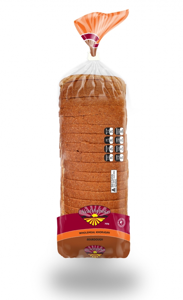 Healthybake Bread Wholemeal Khorasan Sourdough 700g