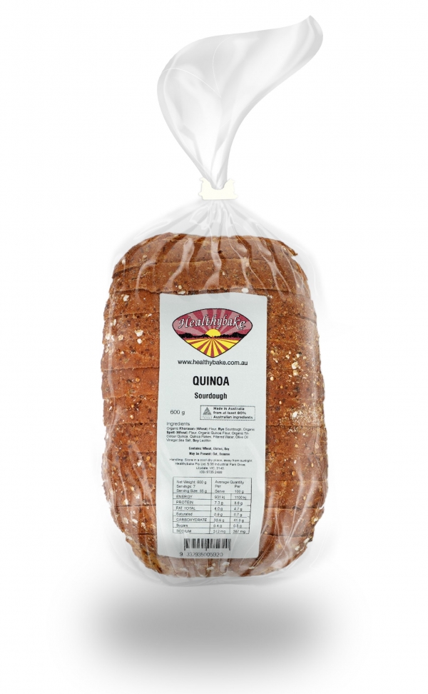 Healthybake Bread Quinoa Sourdough 600g