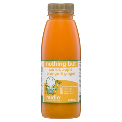 Nudie Nothing But Carrot Apple Orange & Ginger 400ml