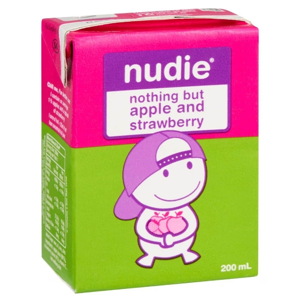 Nothing But Apple & Strawberry Juice Box 200ml