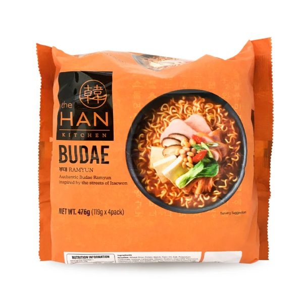 The Han Kitchen Ramyun Noodles Budae 4 Pack 476g